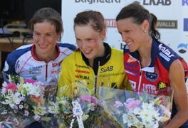 Damklassens dominanter; Simone Niggli, Tove Alexandersson och Annika Billstam
