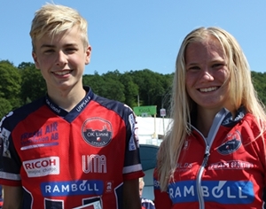 Olle Grywenz och Sandra Boström