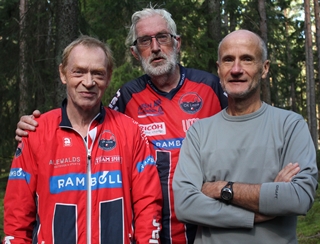 H180: Lasse Hermansson, Per-Erik Wåhlberg, Stig Andersson.