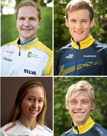 Rassmus Andersson, Albin Ridefelt, Johanna Öberg och Oskar Sjöberg springer alla i landslaget 2017.