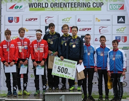 Lind, Ridefelt och Leandersson vann WC-stafetten i Lettland