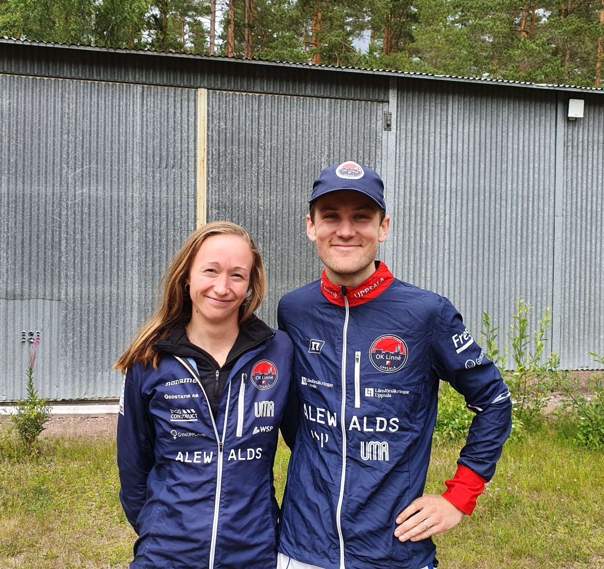 Johanna Öberg och Albin Ridefelt efter stabila insatser på EM-testerna.